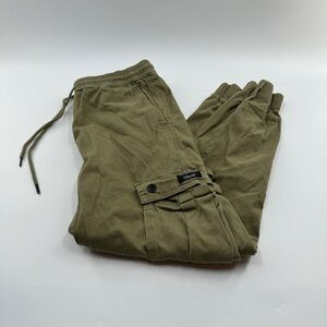 WeSC Cargo Jogger Pants | Khaki Green | Drawstring | Size M / Women’s L (4)